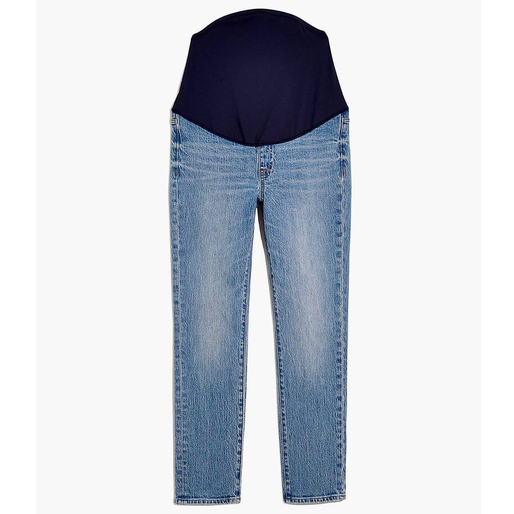 Madewell Over-the-Belly The Maternity Perfect Vintage Jean Blue Mom Style Denim